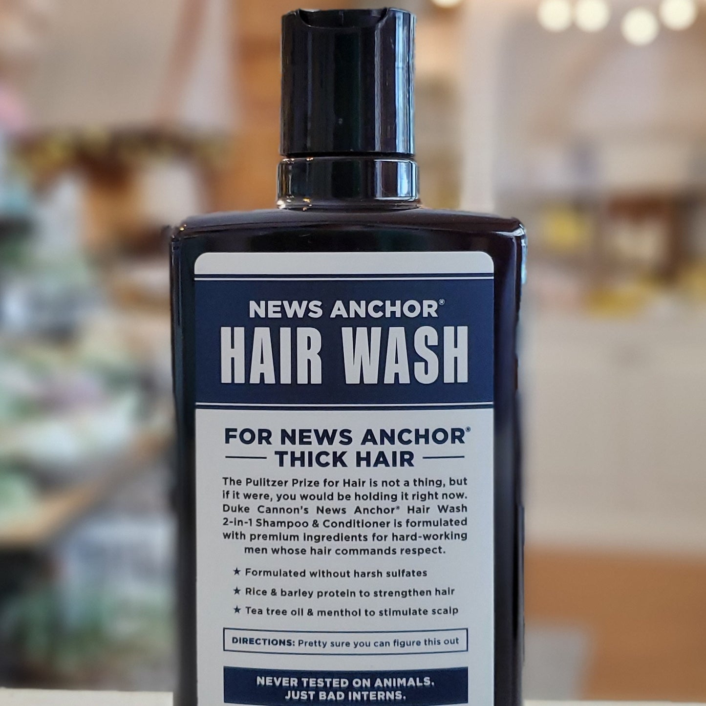 Men's Shampoo - News Anchor Hair Wash, Midnight Swim