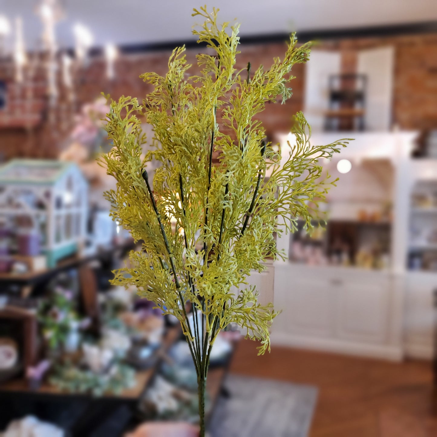 Coral Fern Bush Pick