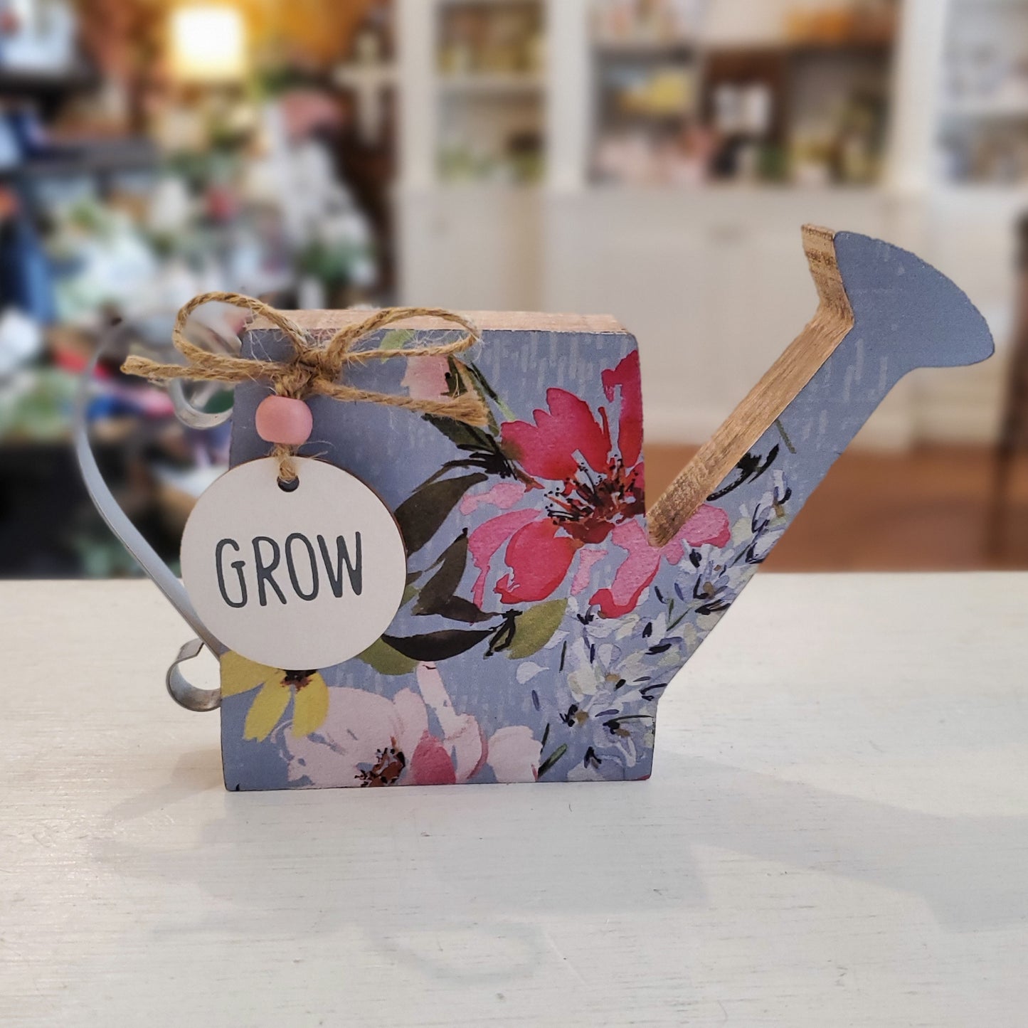 Spring Fling Watering Can Sitter Decor (varies)