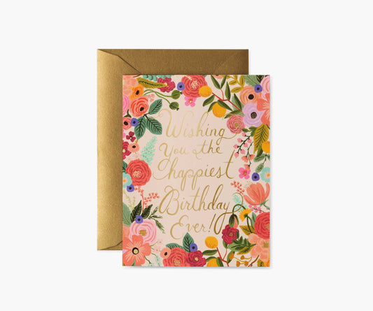 Boxed Set of 8 Garden Party Birthday Card