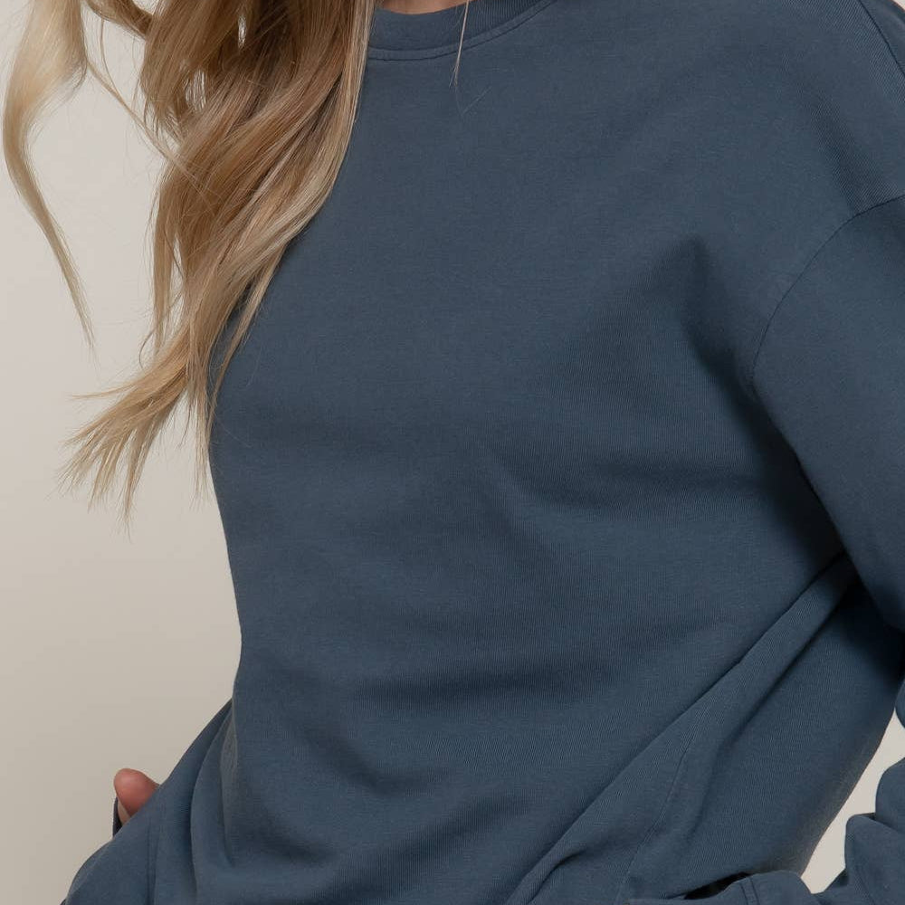 Signature Garment-Dyed Long Sleeve Tee