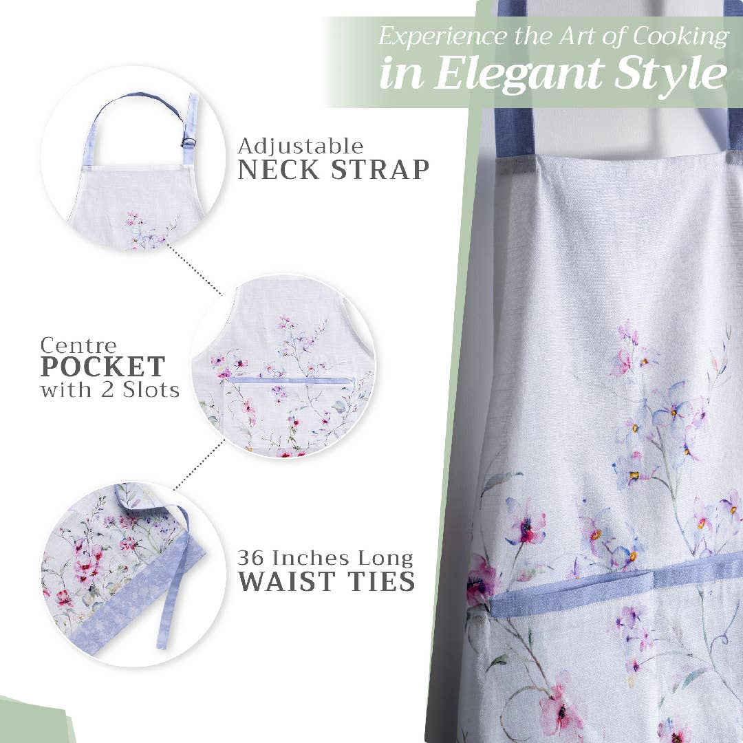 Apron 100% Cotton - Summer Floral