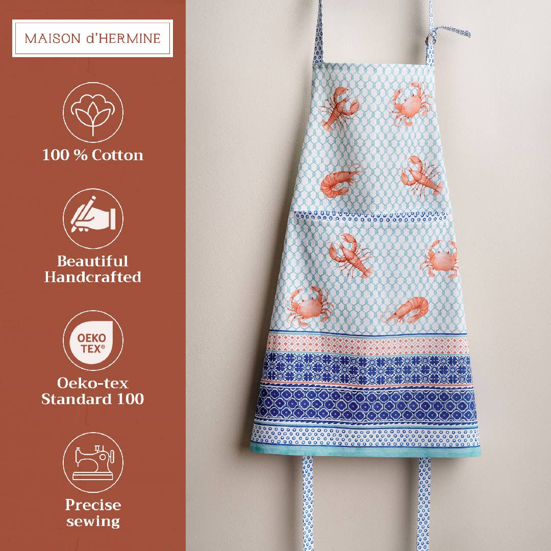 Apron 100% Cotton - Lobster Love