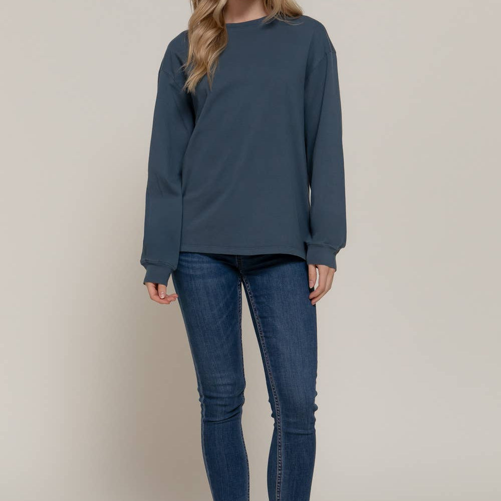 Signature Garment-Dyed Long Sleeve Tee