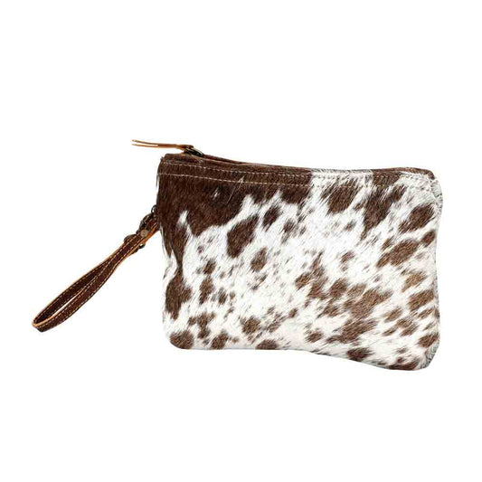 CC White and Brown Hairon Small Bag 0785