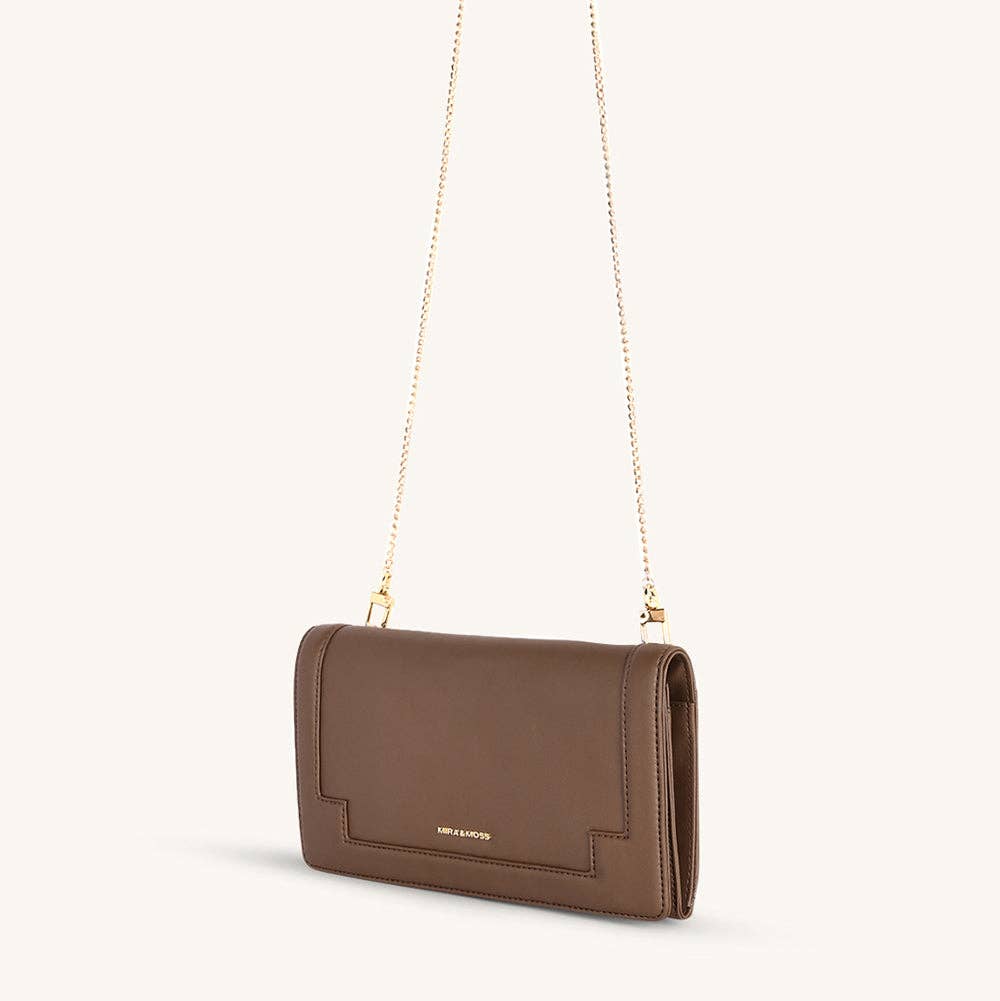 CC Mira & Moss Delphine Crossbody Bag - Chocolate Latte 00046