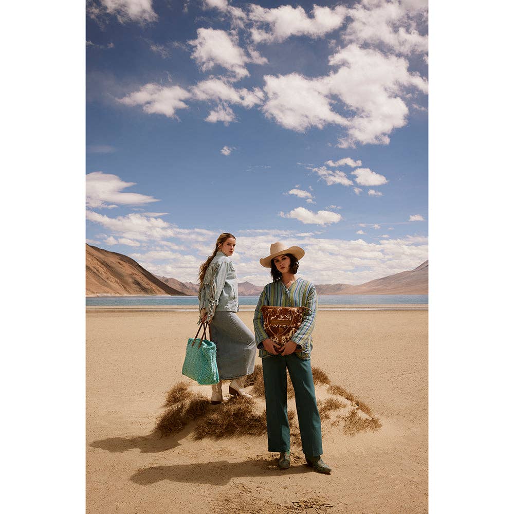 CC Triple Fork Ranch Weekender Bag in Turquoise 9978