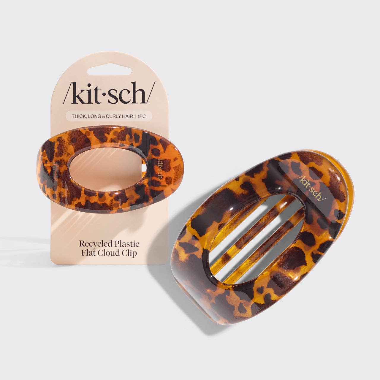 CC Recycled Plastic Large Flat Cloud Clip - Tort