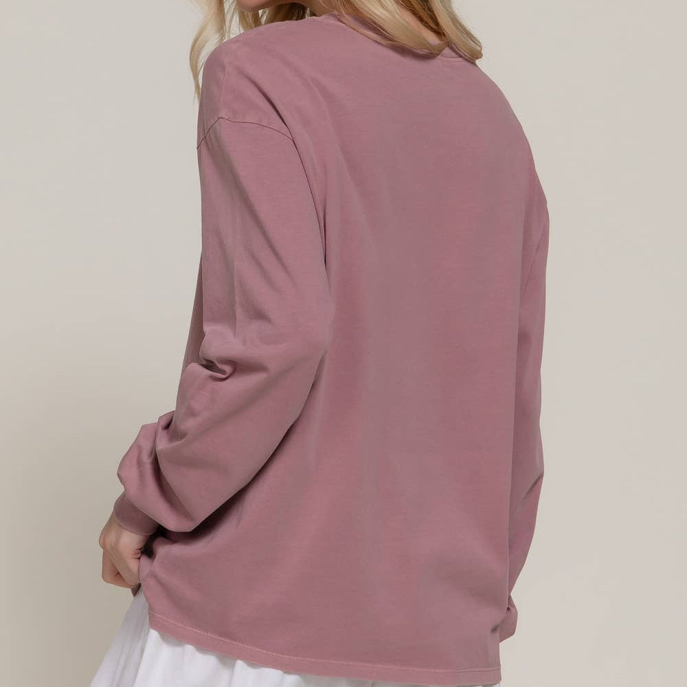 Signature Garment-Dyed Long Sleeve Tee