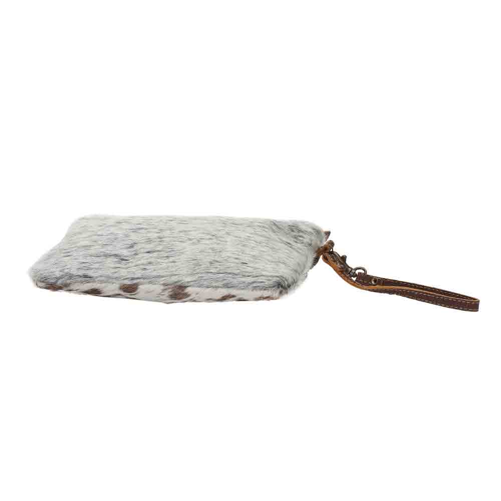 CC White and Brown Hairon Small Bag 0785