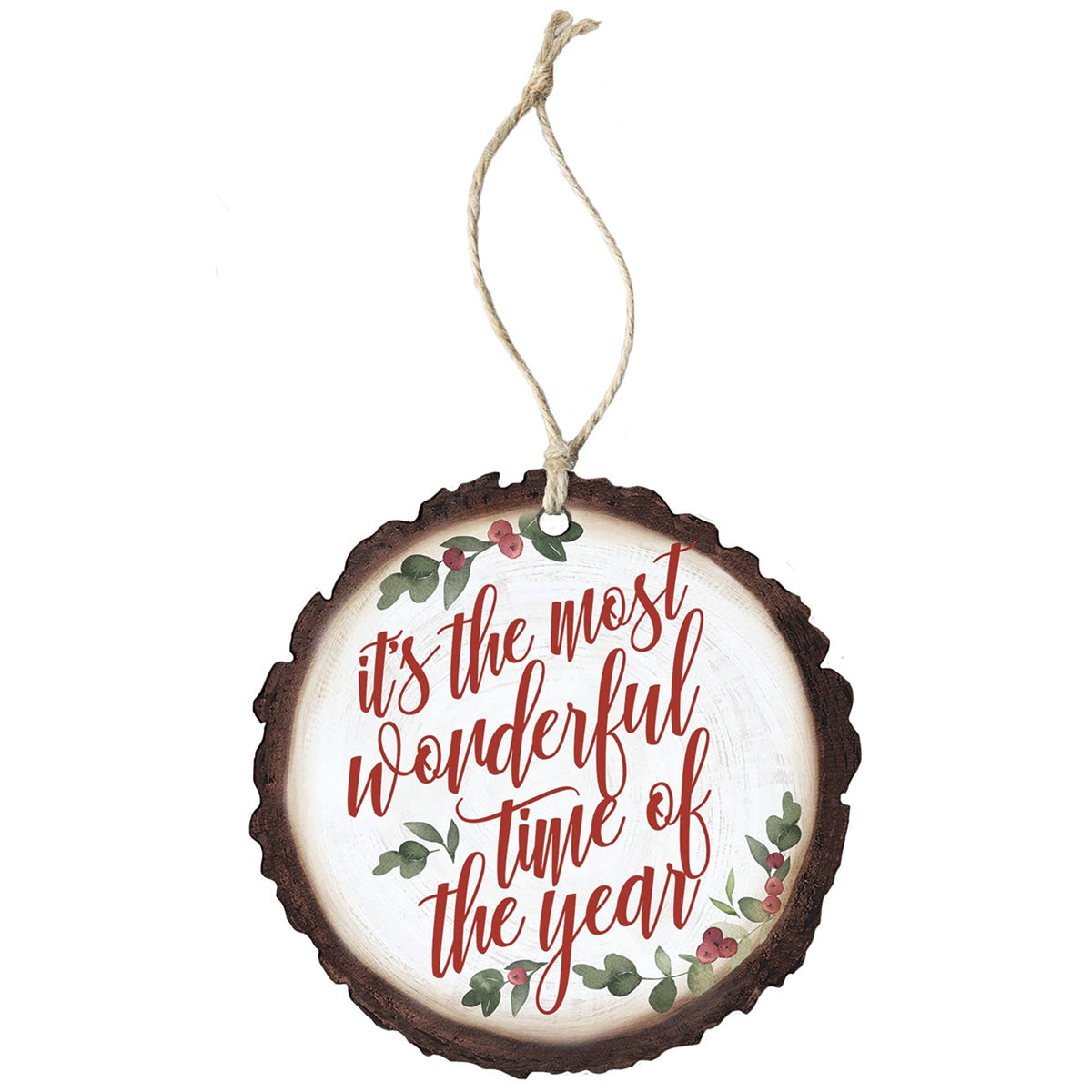 Wonderful Time Year - Round Ornaments