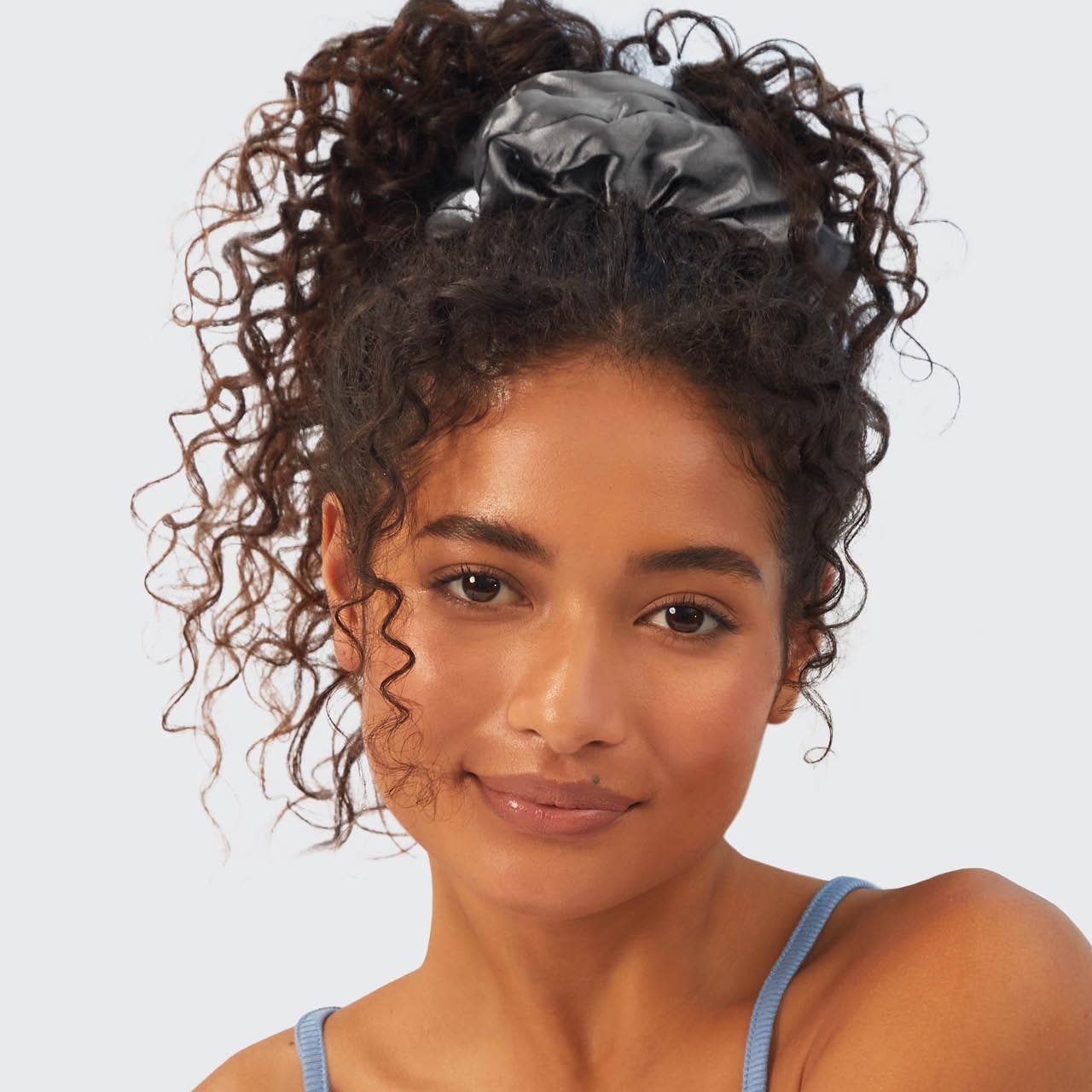 CC Satin Sleep Pillow Scrunchies - Charcoal/Gold