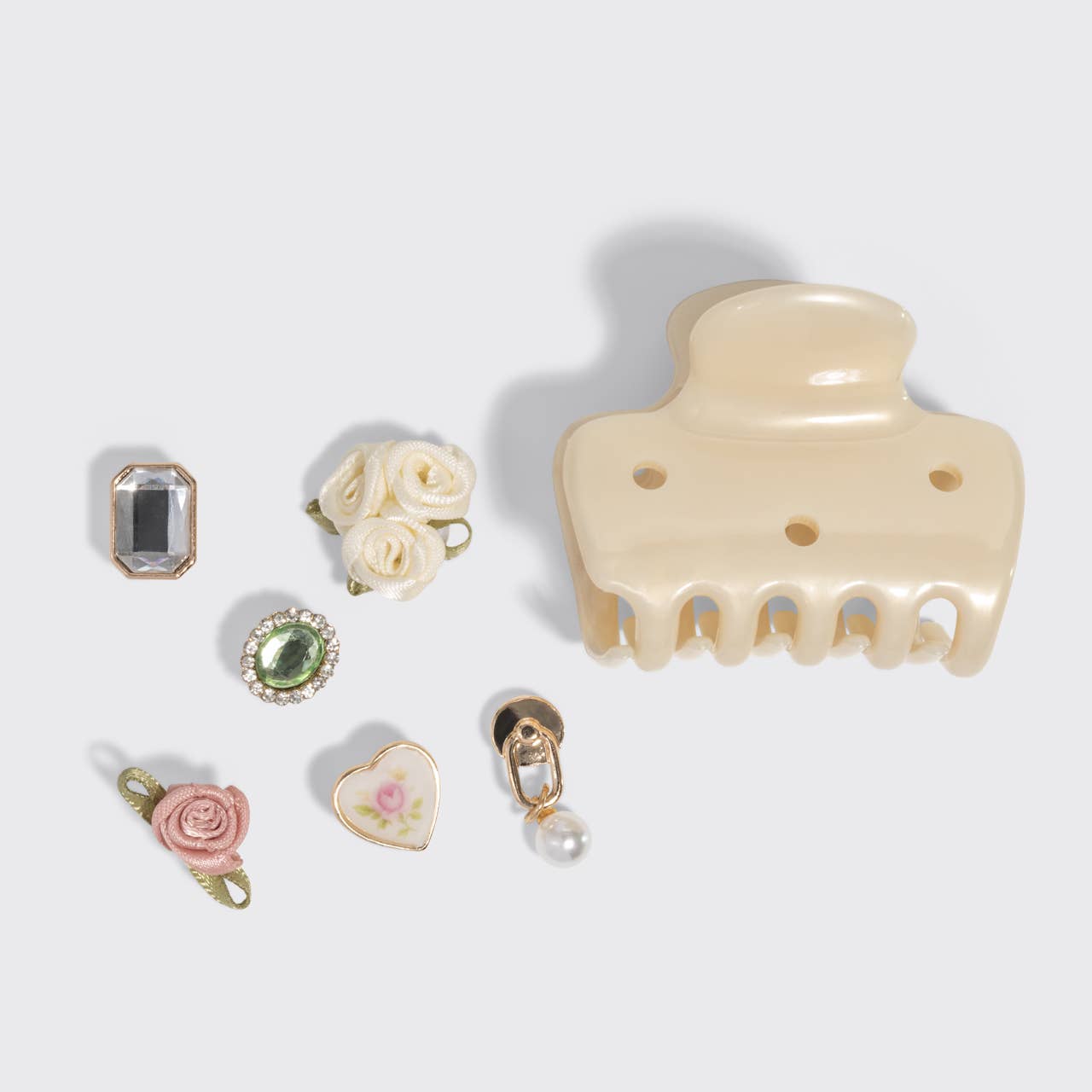 CC KitschPop Cloud Clip 7pc Set Vintage - Pearlized Cream