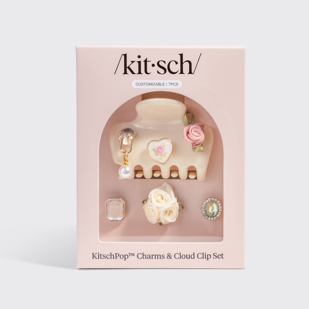 CC KitschPop Cloud Clip 7pc Set Vintage - Pearlized Cream