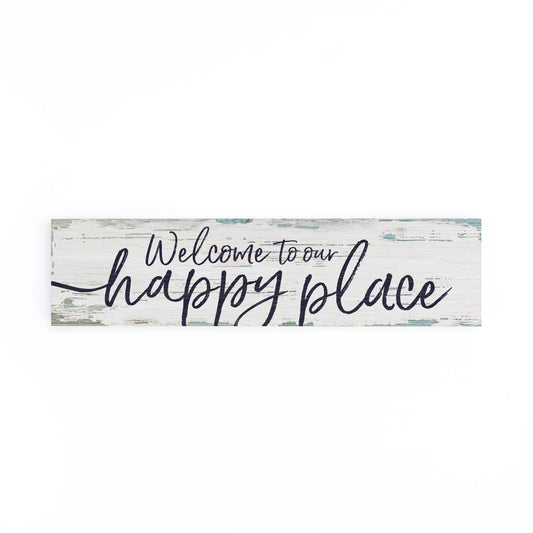 Tiny Welcome To Our Happy Place Sign