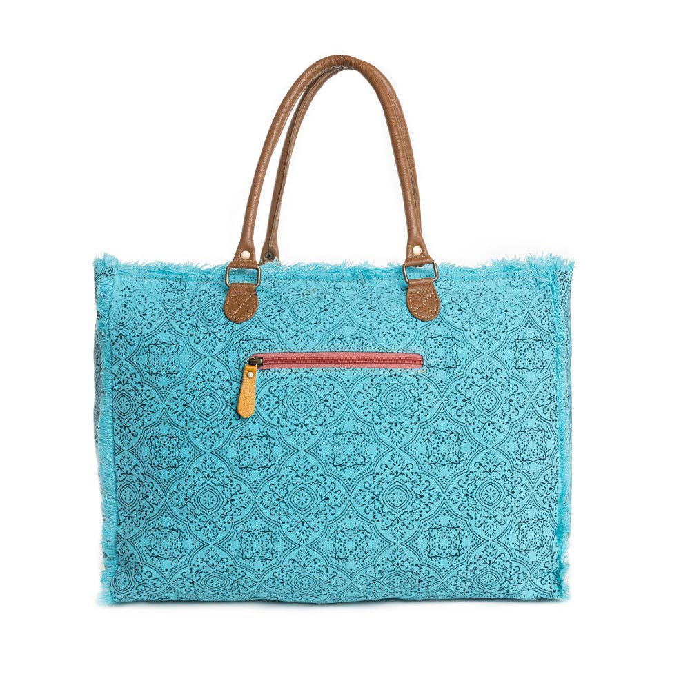 CC Triple Fork Ranch Weekender Bag in Turquoise 9978