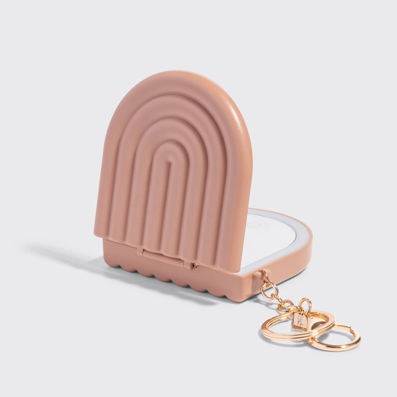 CC Terracotta Compact Mirror Keychain
