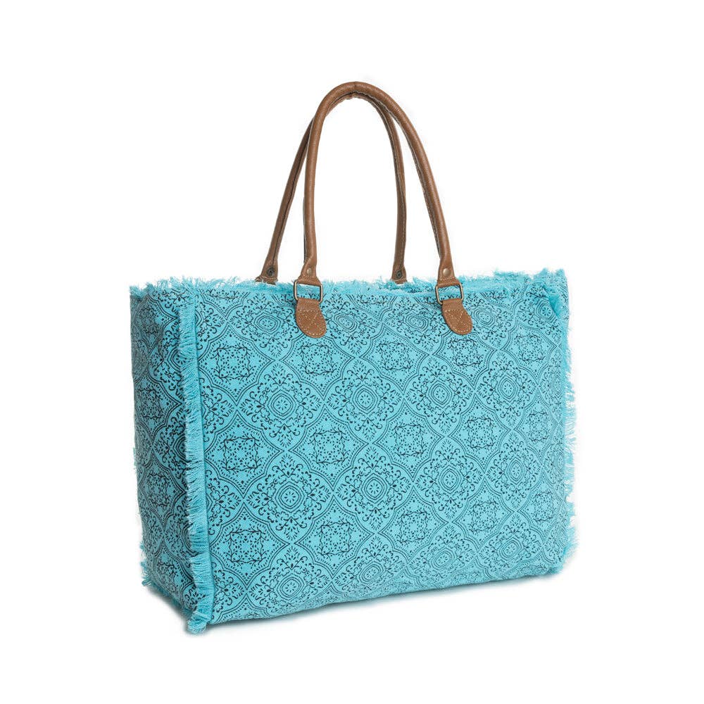 CC Triple Fork Ranch Weekender Bag in Turquoise 9978