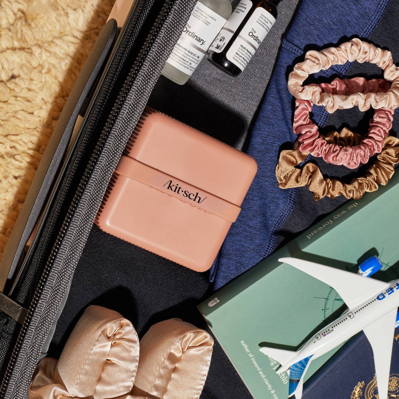 CC 2-Compartment Travel Case - Terracotta