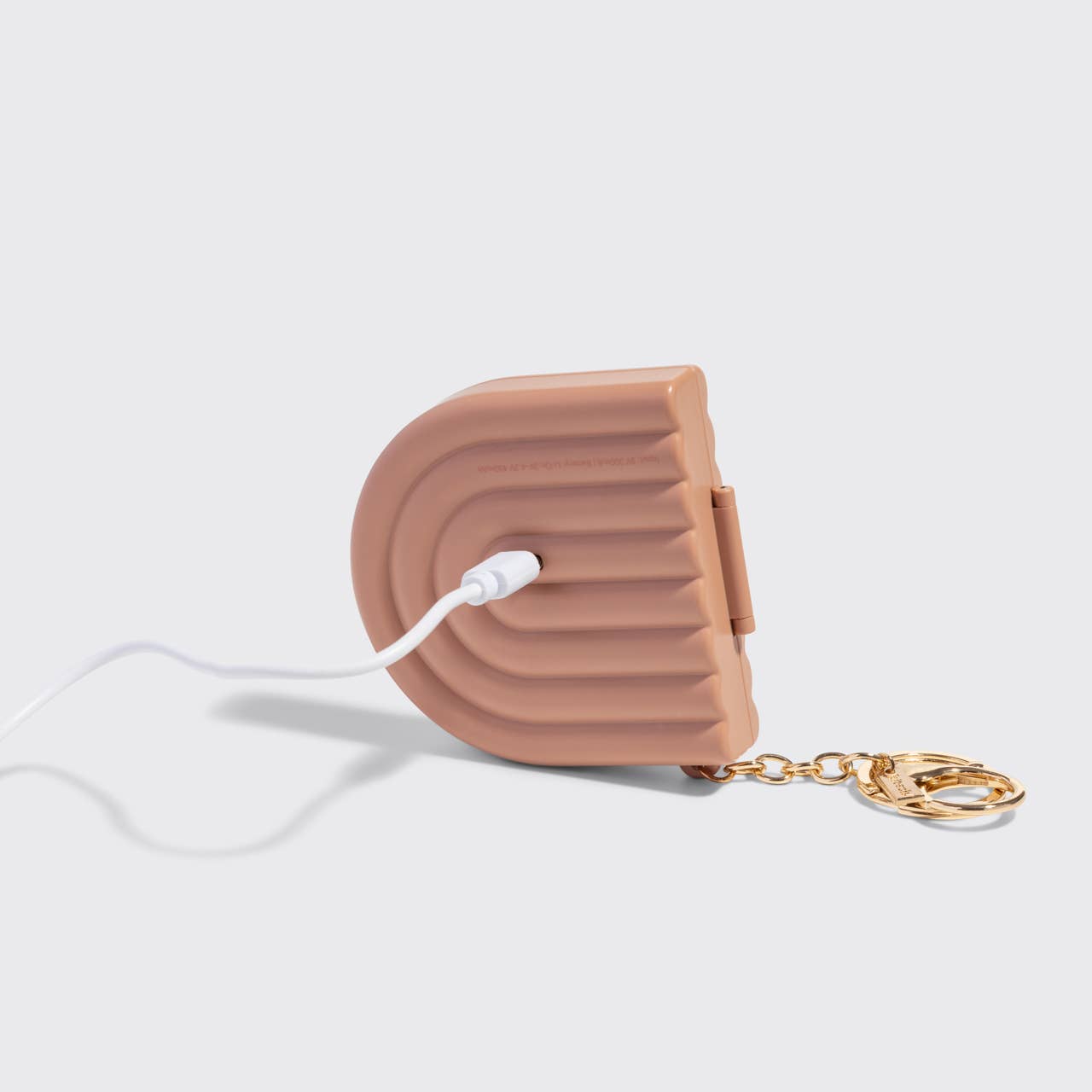 CC Terracotta Compact Mirror Keychain