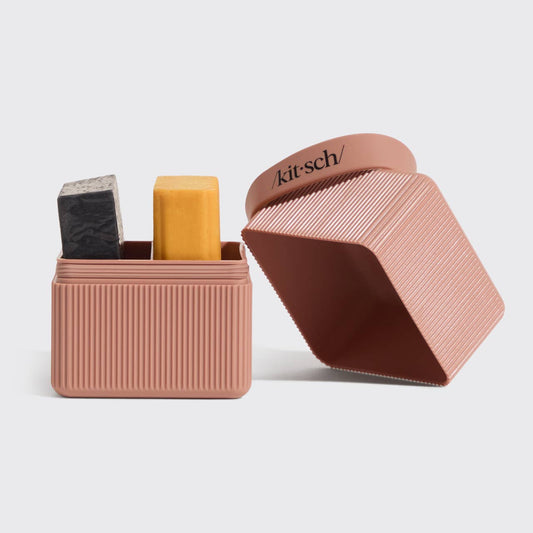 CC 2-Compartment Travel Case - Terracotta