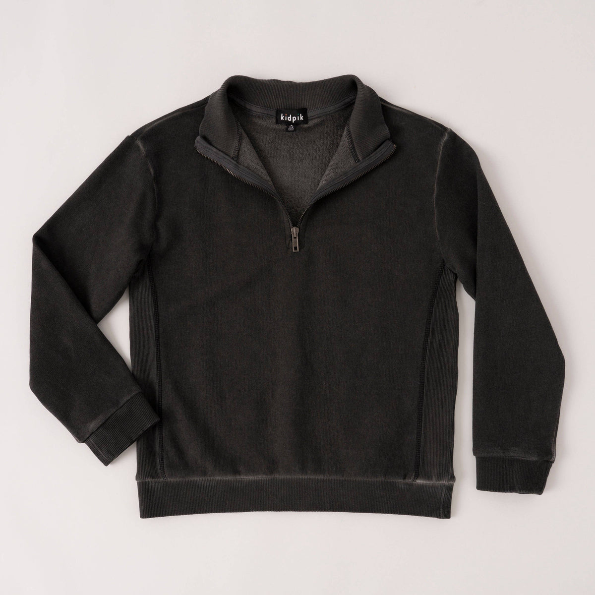 Black Half Zip Fleece Top Boys 318