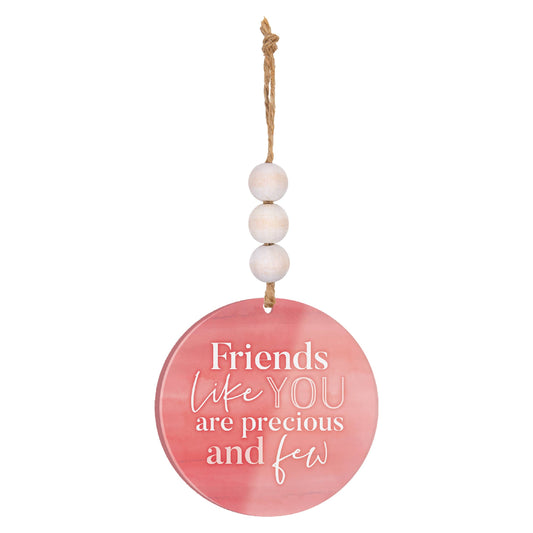 Friends Like You Are Precious And Few Acrylic String Sign Ornament