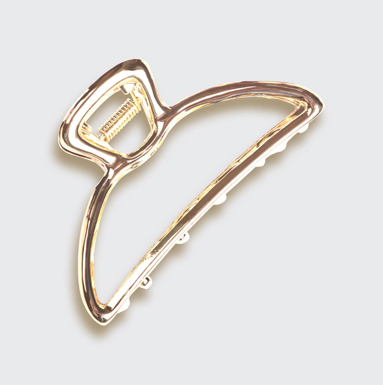 CC Open Shape Claw Clip - Gold