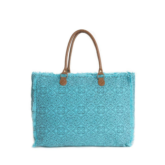 CC Triple Fork Ranch Weekender Bag in Turquoise 9978