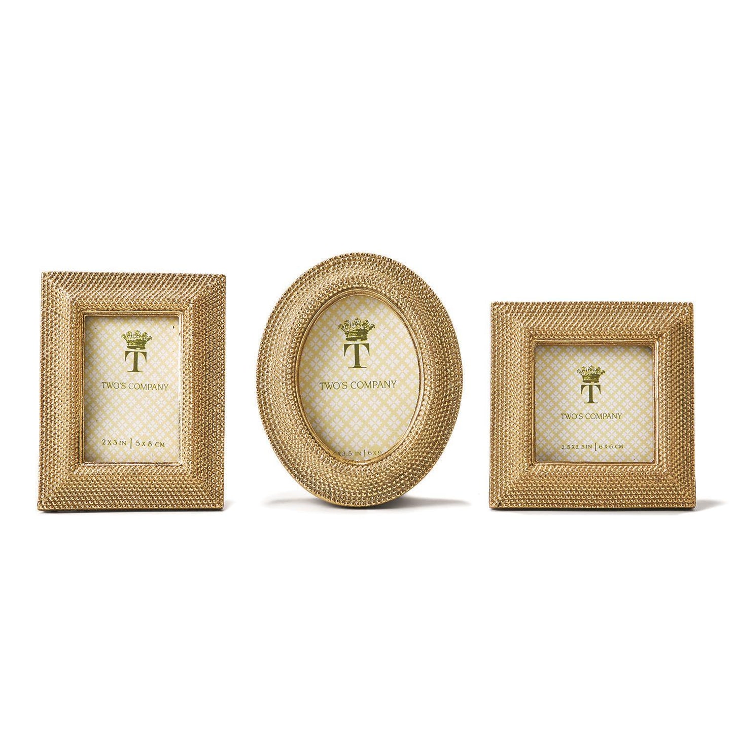 Miniature Golden Photo Frame (varies)