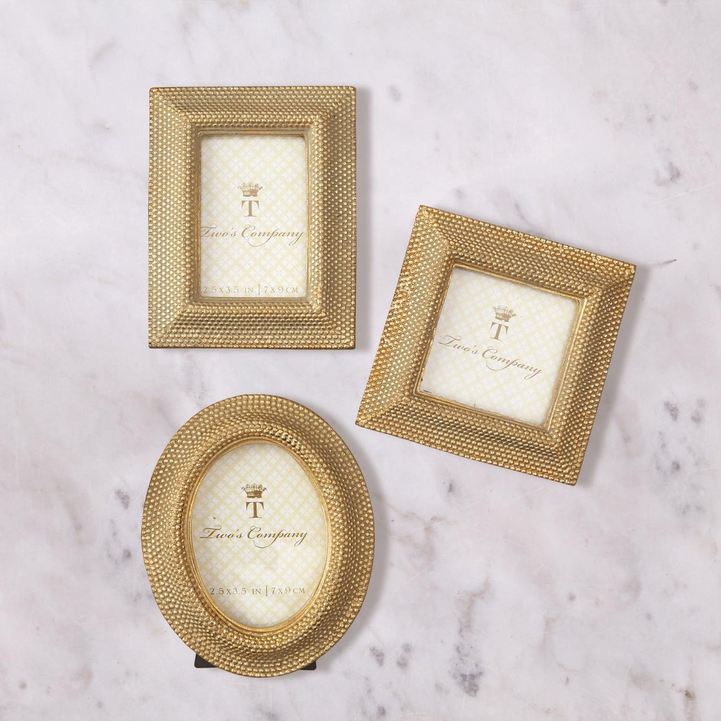 Miniature Golden Photo Frame (varies)