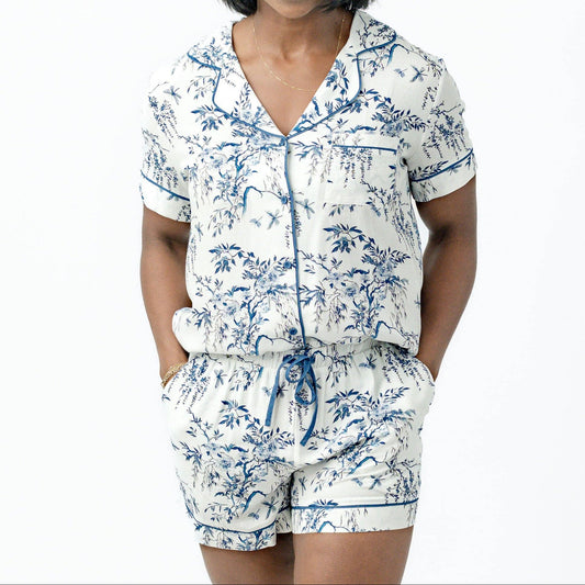 Dragonfly Dream Toile Short Pajama Set 2894