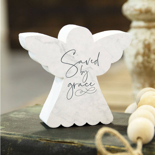 Saved By Grace Angel Block