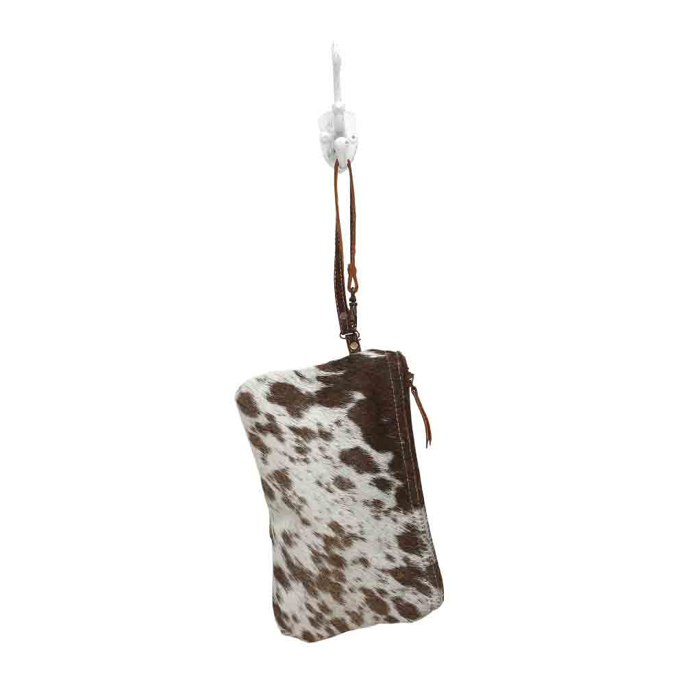 CC White and Brown Hairon Small Bag 0785