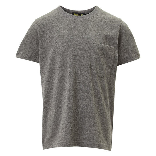Crewneck Tee with Pocket in Dk Gray BOYS