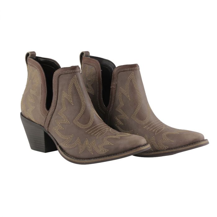 MYRA "Katherine" Genuine Leather Boots – Brown