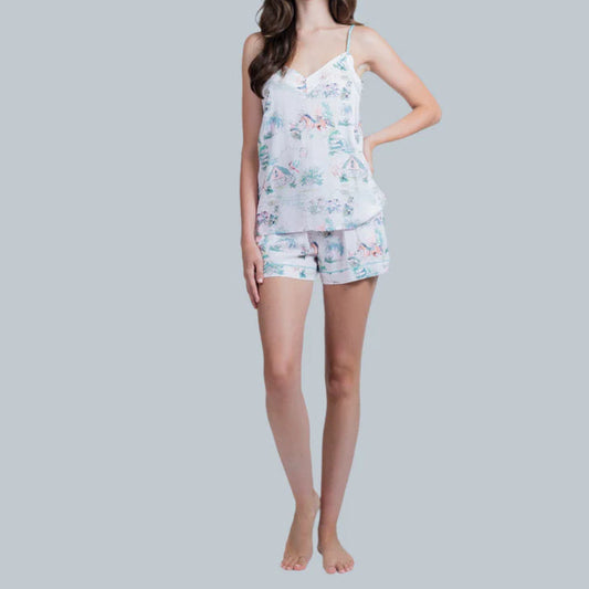 Kentucky Summer Scene Pajama Cami Short Set 2754