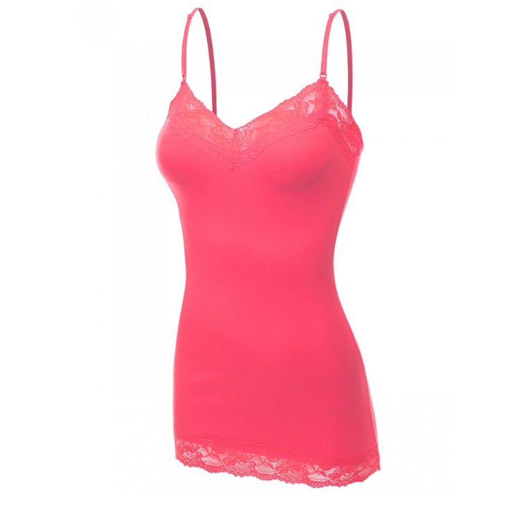 It Had to be You Lace Camisole in Coral 2199