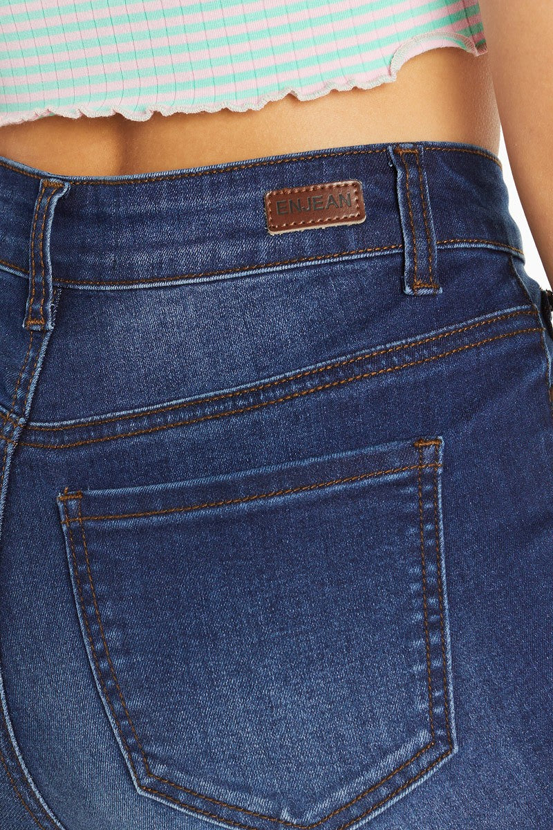 Super High Waisted Stretch Flare Jeans