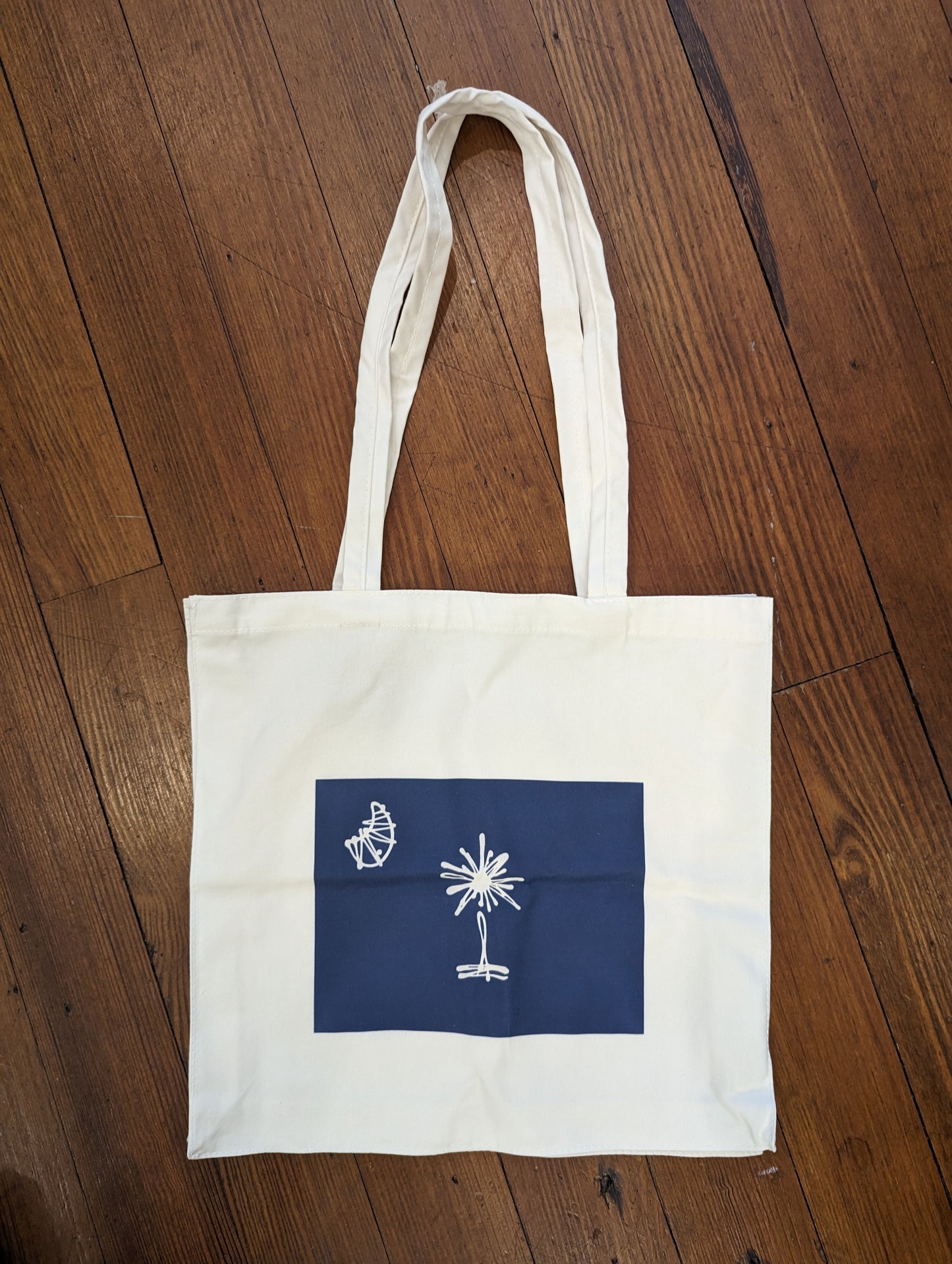 Rybo Canvas Tote Bag w/ Palmetto Flag