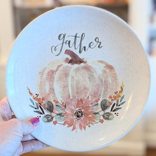 Autumn decorative plate (varies)