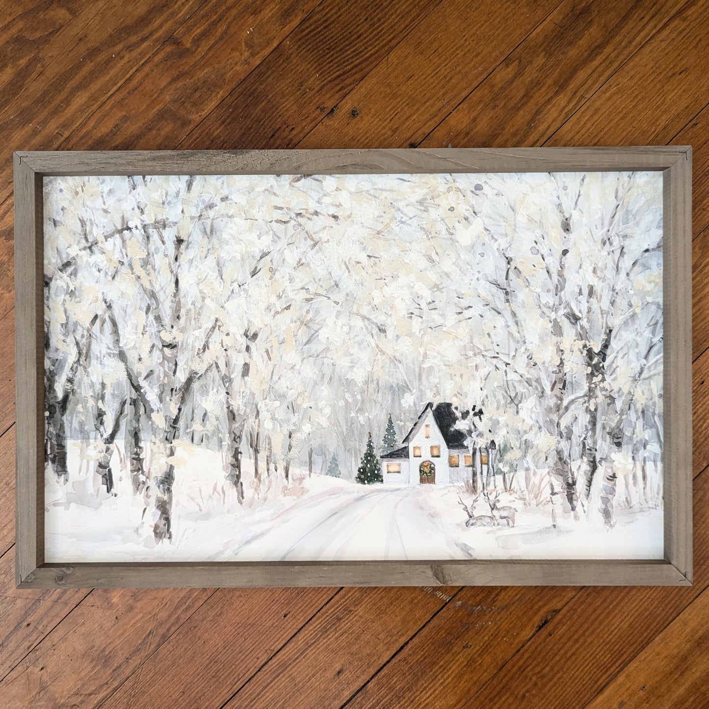 Framed Winter Scene