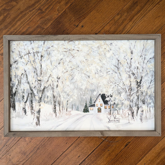 Framed Winter Scene