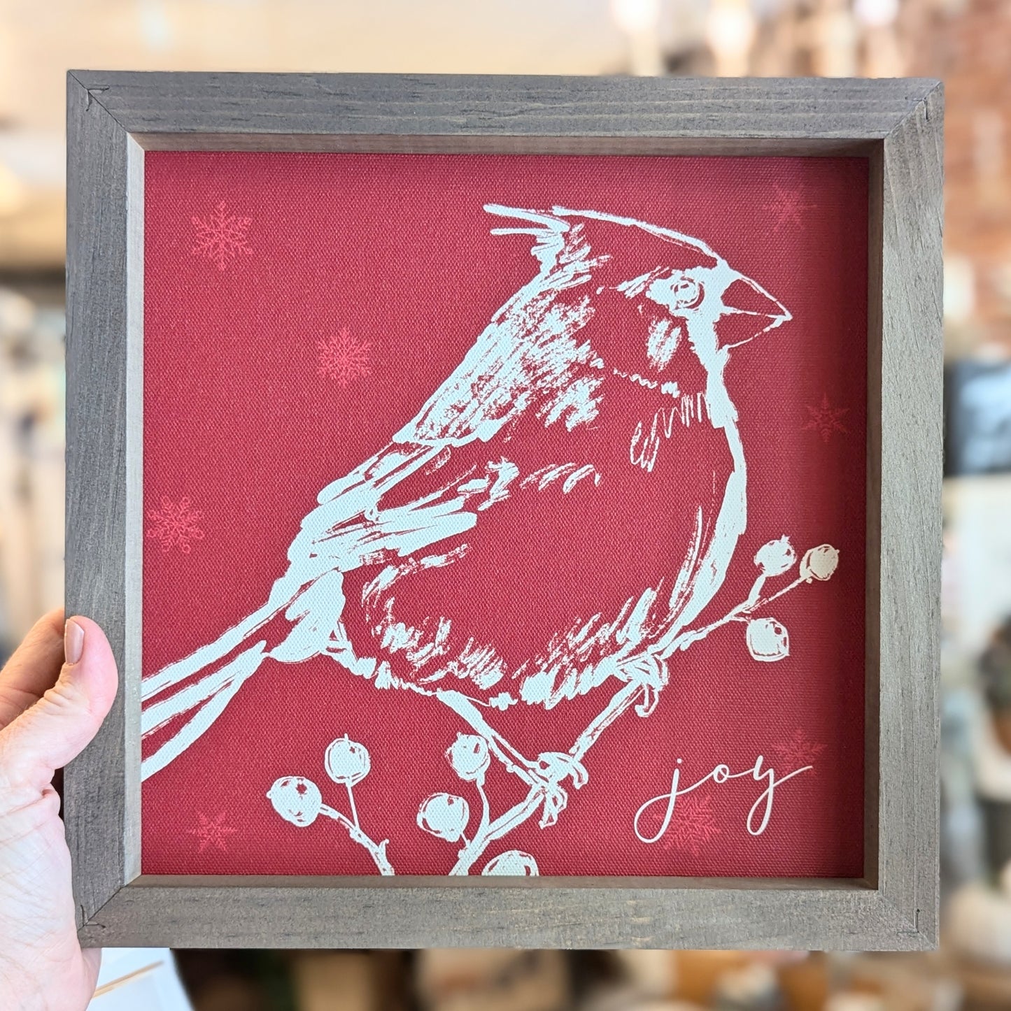 Framed Cardinal / Joy Decor