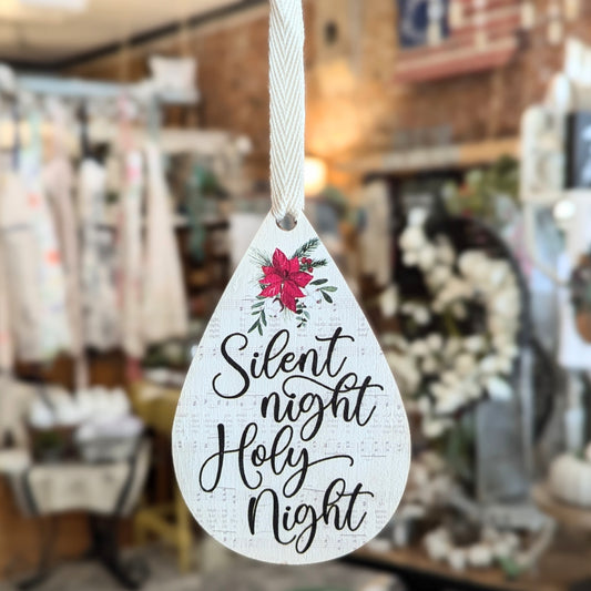 Silent Night Holy Ornament