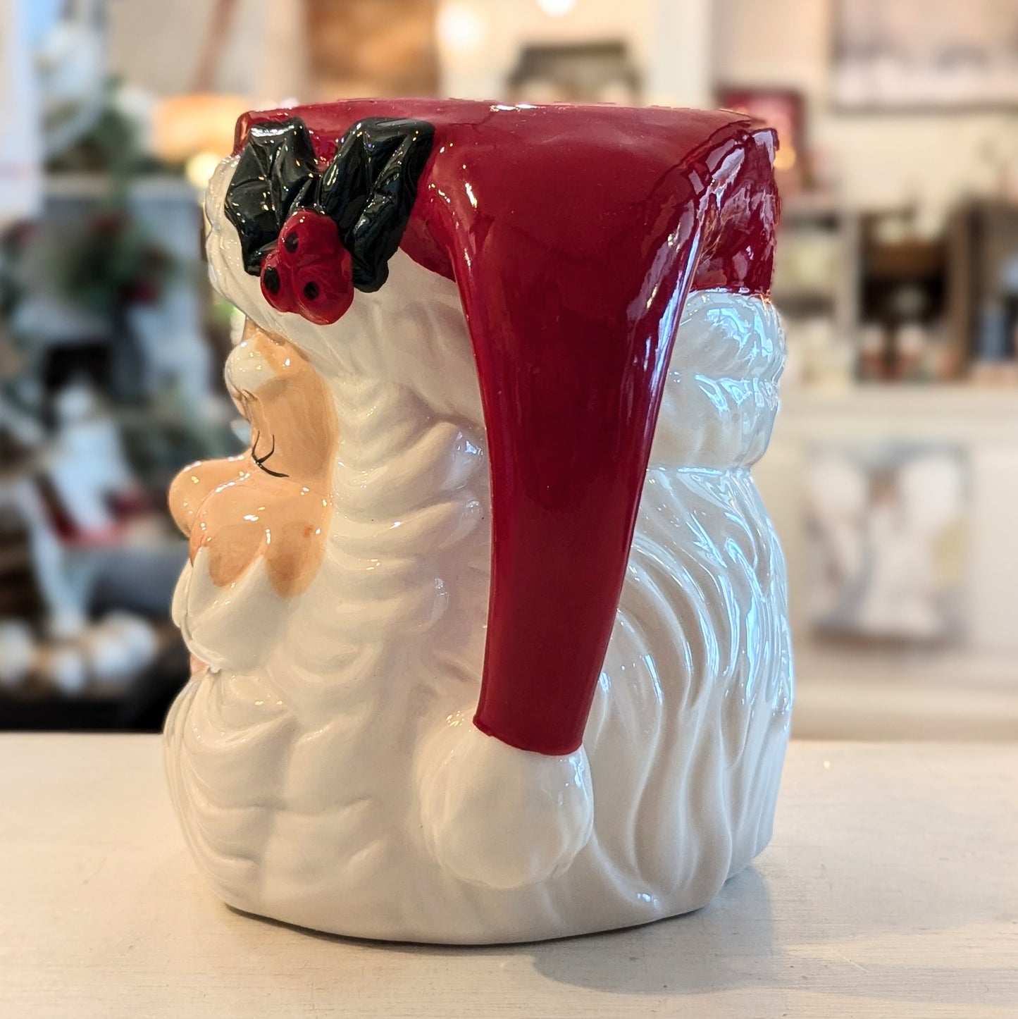 Vintage Santa Utensil Holder