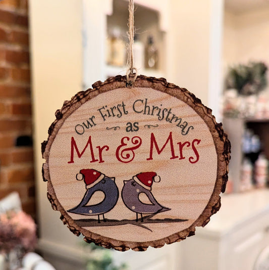 Ornament - Our First Christmas as Mr. & Mrs.