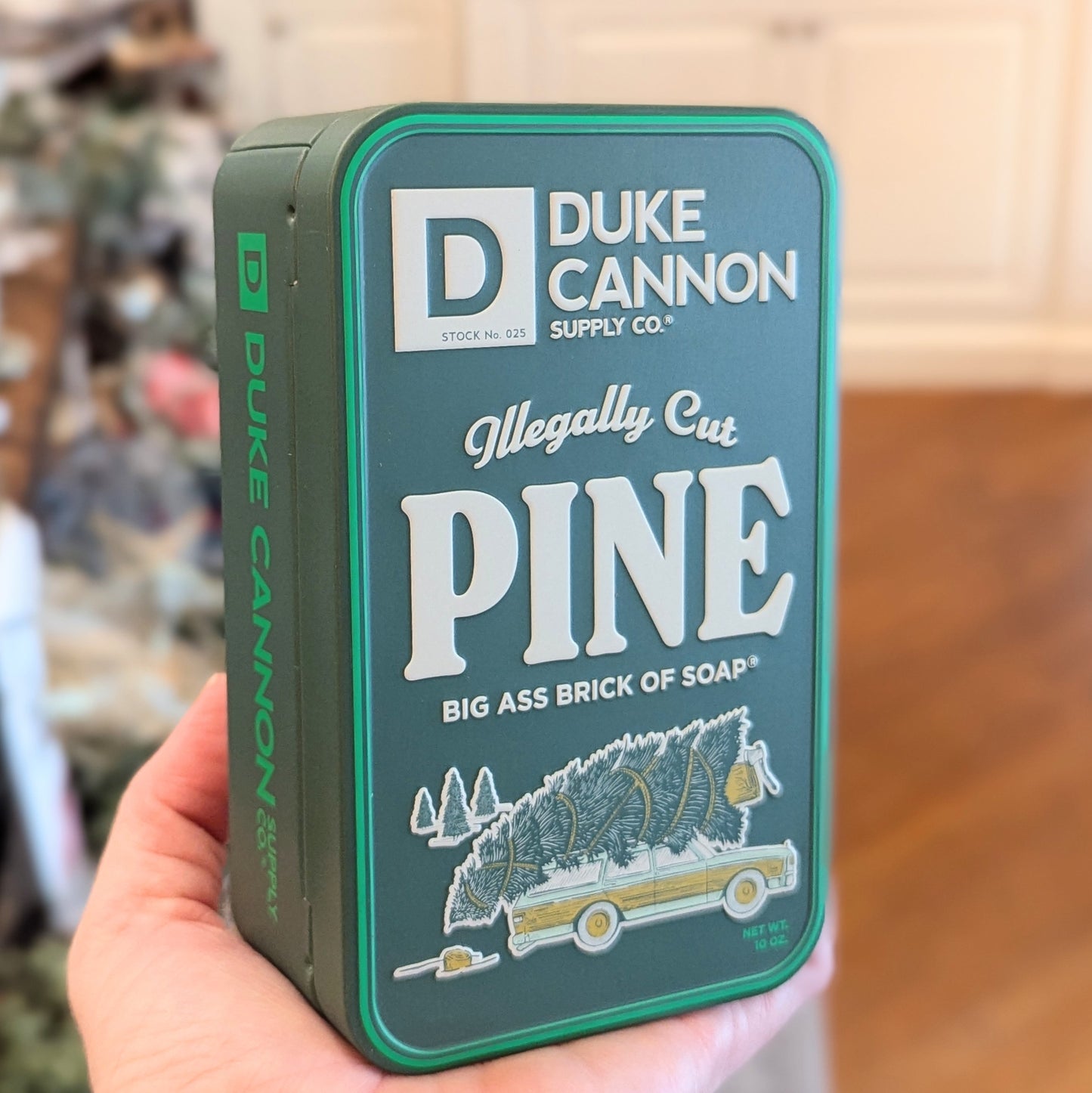 Men's Gift Tin Soap - Illegally Cut Pine