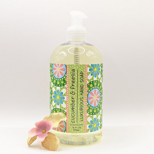 GB 16oz Hand Soap - Cucumber & Freesia