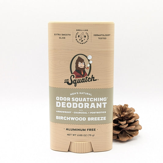 Dr. Squatch Deodorant, Birchwood Breeze